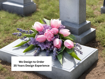 Celebration of Life Silk Flowers for Grave Blanket Flowers for Cemetery Flowers for Mother
