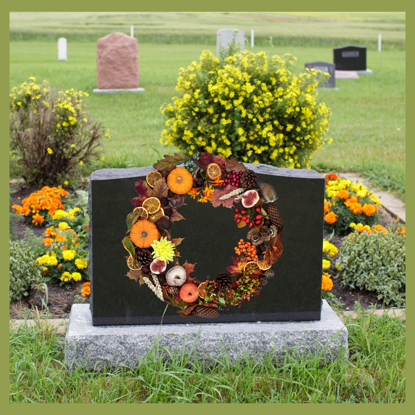 Christmas Wreath for Cemetary Delivered for You