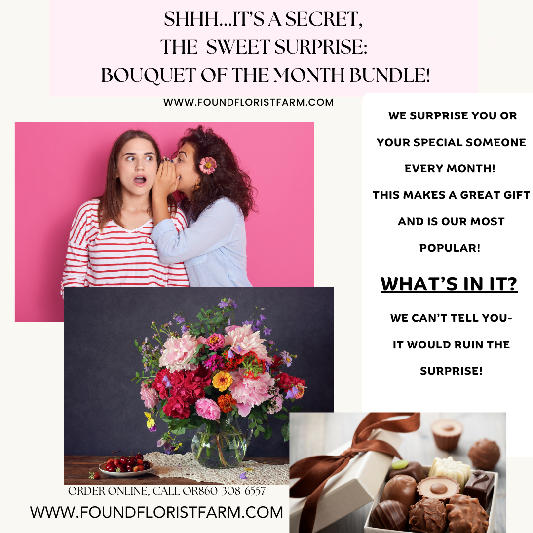 The Sweet Surprise Birthday Flower Bouquet of the Month Gift of Flowers