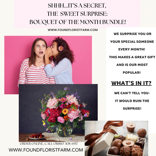 The Sweet Surprise Birthday Flower Bouquet of the Month Gift of Flowers